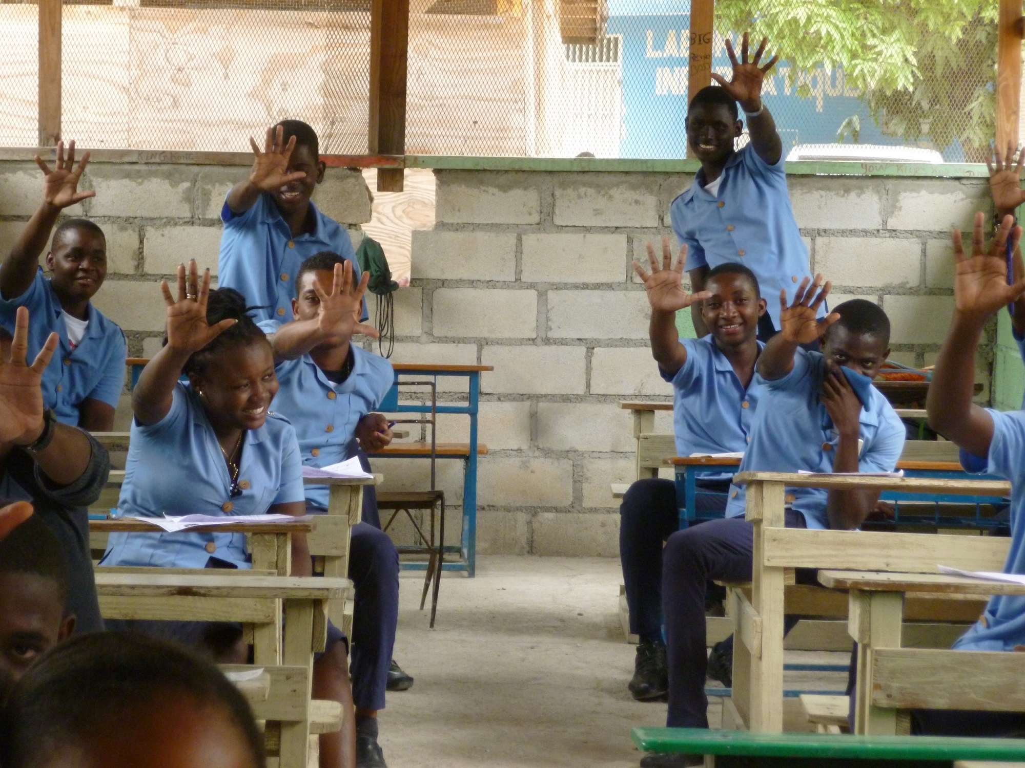 Compte rendu de la rentrée à l'école de Tabarre en Haïti