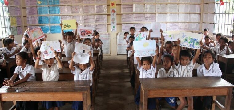 L'énergie solaire pour l'école et la bibliothèque de Beong Kieb