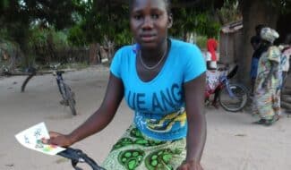 Un vélo pour prendre la route de lecole