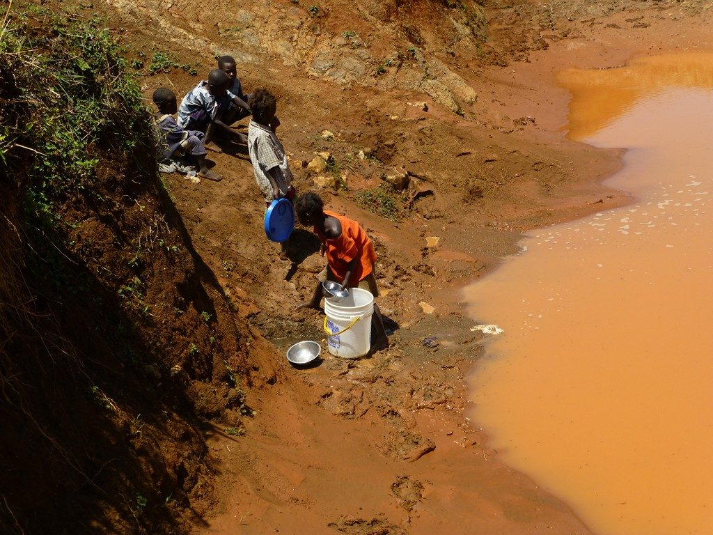 recherche d'eau claire