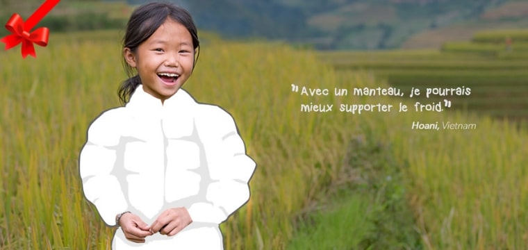 Blousons vietnam cadeau solidaire