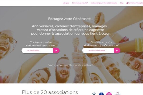 Gandee, un nouveau partenaire pour creer des cagnottes solidaire