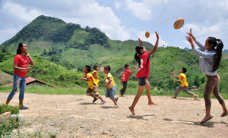 Vietnam: les filles s'émancipent grâce au Rugby