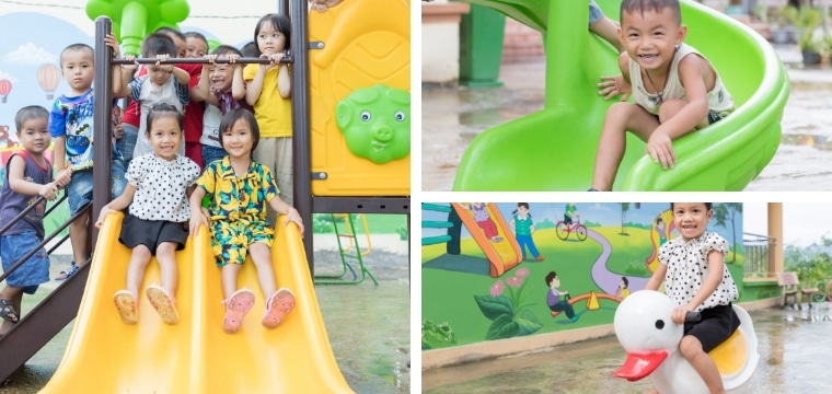 Création d'un environnement scolaire stimulant pour les écoliers de Thuong Tien