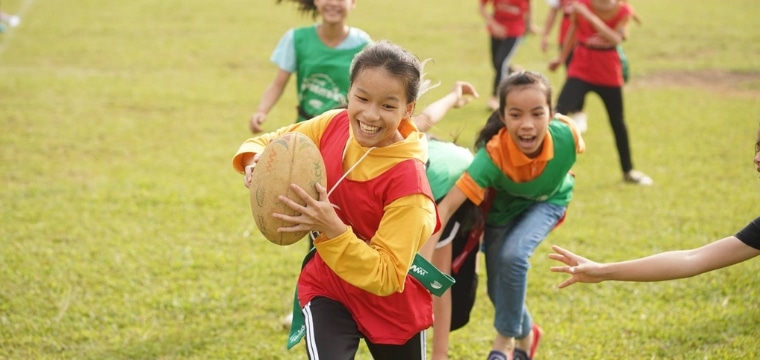 Coupe du monde de Rugby 2019 : un événement inoubliable pour les enfants d'Asie !