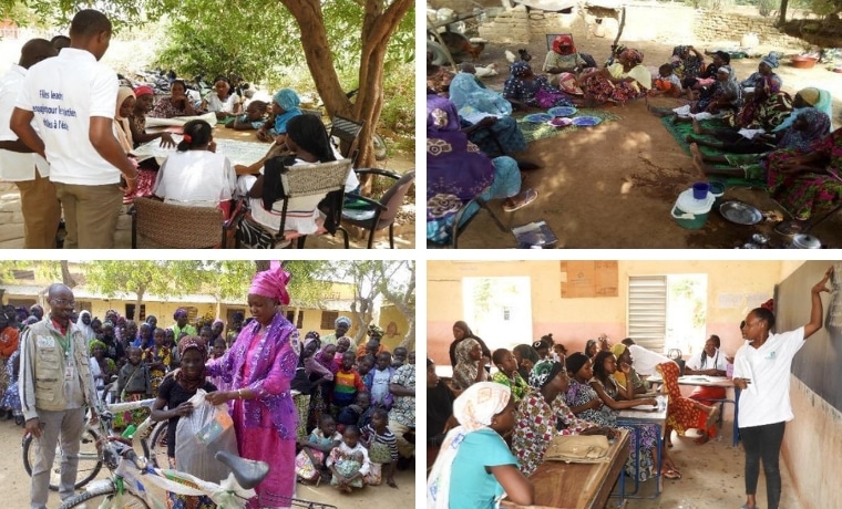623 collégiennes maliennes scolarisées grâce au Fonds d'éducation !