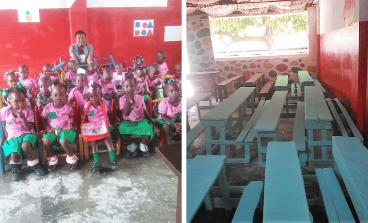 Réhabilitation des salles de classe à l’école Denise Lécuyer, les enfants peuvent apprendre en toute sécurité