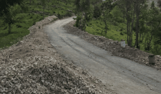 Des nouvelles de la construction d’une piste rurale pour les familles de la Chaîne des Matheux en Haïti