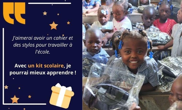 Un kit scolaire pour une éducation de qualité en Haïti