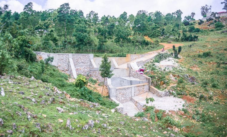Haïti : donnez pour la construction d'un seuil bassin