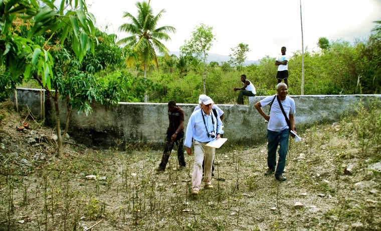 michel brochet agriculture salagnac haiti sur le terrain