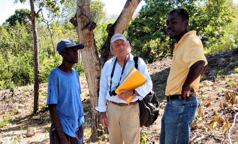 michel brochet agriculture salagnac haiti sur le terrain