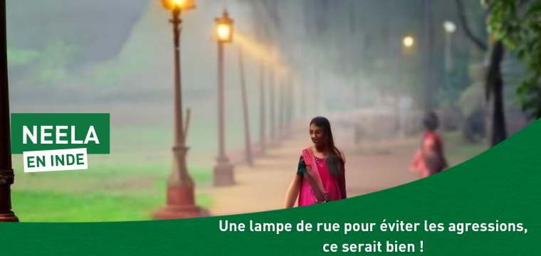 Un lampadaire solaire pour être en sécurité en Inde