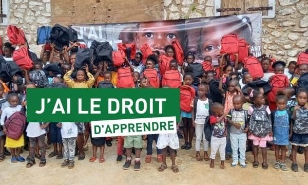 Un kit scolaire pour mieux apprendre en Haïti