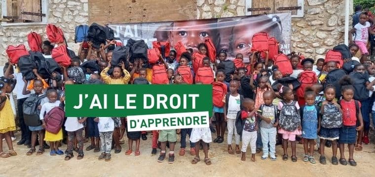 Un kit scolaire pour mieux apprendre en Haïti