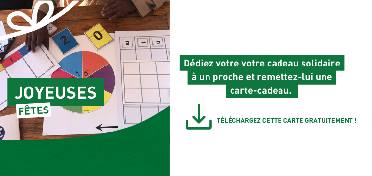 Une mallette de jeux pour apprendre à Madagascar