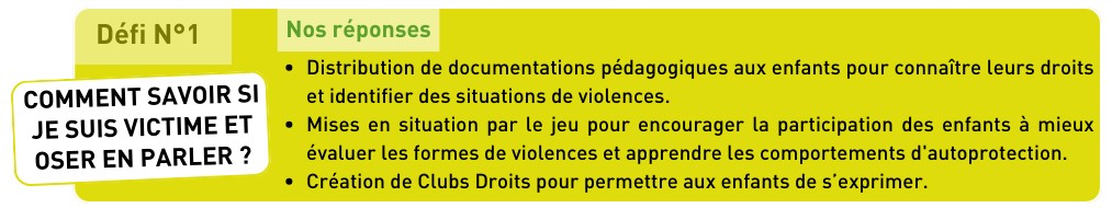 Violences faites aux enfants : leur parole compte !