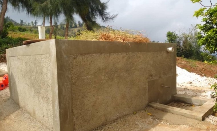 rehabilitation citerne eau haiti salagnac