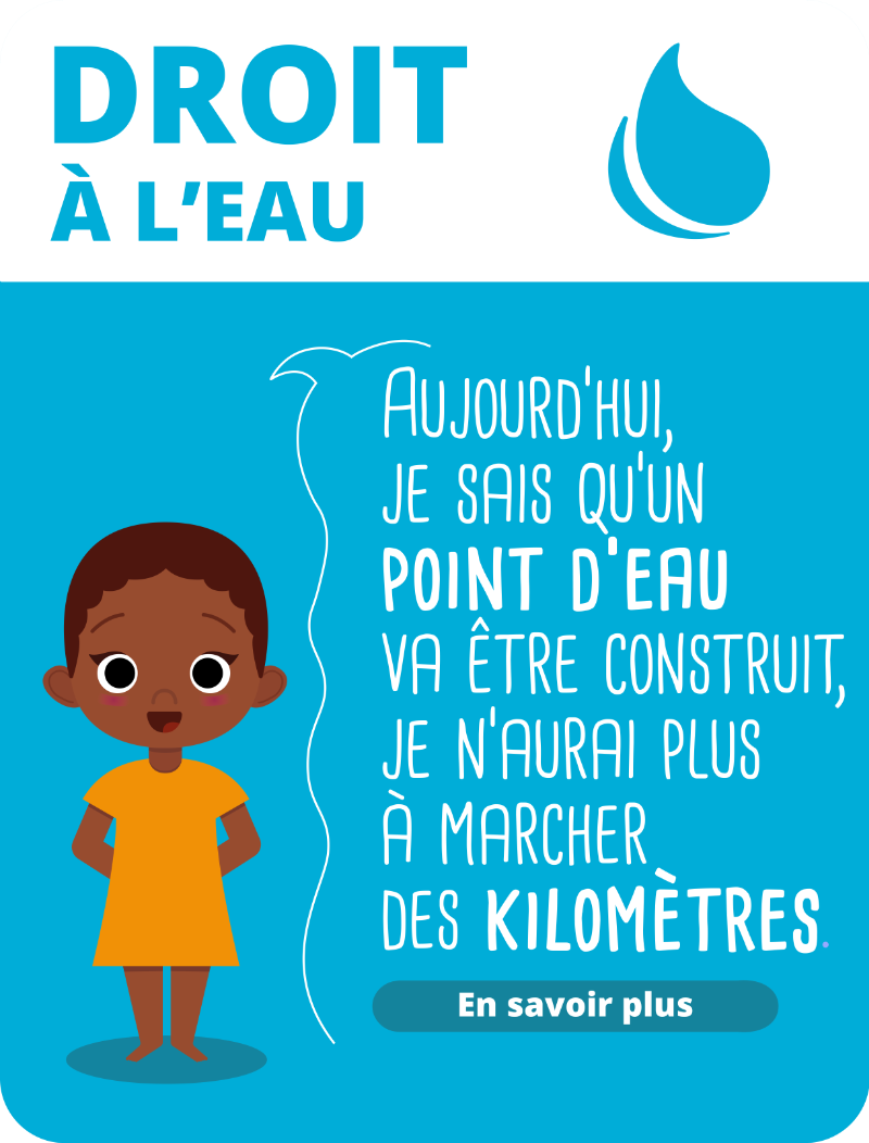 Parrainer un enfant pour lui apporter de l’eau potable